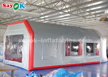 Air Inflatable Tent Mobile Inflatable Paint Spray Booth Dengan Filter Spons Untuk Perawatan Mobil