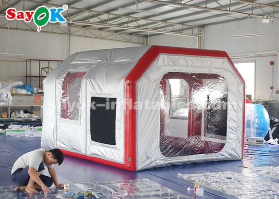 Tenda Mobil Inflatable Mobile Tenda Udara Inflatable Untuk Parkir Mobil Stasiun Kerja Dengan Sistem Filter
