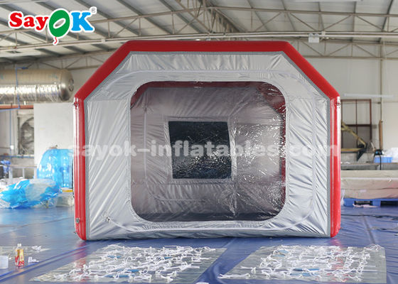 Tenda Mobil Inflatable Mobile Tenda Udara Inflatable Untuk Parkir Mobil Stasiun Kerja Dengan Sistem Filter