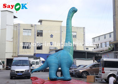 Dinosaur Natal Inflatable 7m H Model Dinosaur Giant Inflatable Dengan Air Blower Untuk Pameran