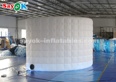 Dekorasi Pesta Inflatable Menarik Photo Booth Dinding Tiup 3 * 1.5 * 2.3mH Untuk Iklan