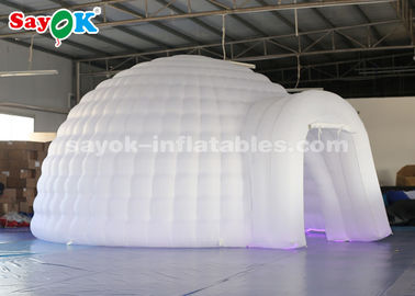 Tenda Globe Tiup 5m Tenda Kubah Igloo Tiup Dengan Blower Udara Untuk Pesta, Pernikahan