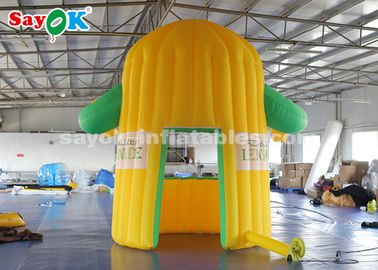 Tenda Kerja Tiup Tenda Tiup Tenda Limun Besar Dengan Tangan Dan Blower Udara Untuk Taman Hiburan