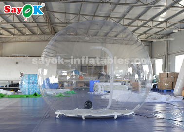 Tenda Tiup Bening Transparan 3m Tenda Udara Tiup Api Tidak Beracun - Tahan Bahan PVC 0.6mm