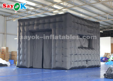 Tenda Tiup 4.6x5.25x3.3m Tenda Simulator Golf Tiup Dengan Layar Dampak Tinggi Indoor Sport Golf Training Cage