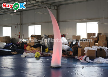 2.5m Inflatable Tusk Lighting Dekorasi Dengan 16 Lampu Mengubah Warna