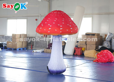 Menakjubkan 2m Oxford Cloth Raksasa Inflatable Mushroom Untuk Dekorasi Panggung