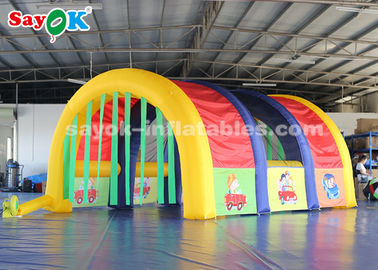 Inflatable Yard Tent Movable Rainbow Inflatable Air Tent Untuk Pesta / Blow Up Arch Tent