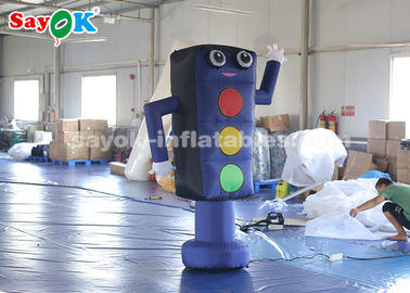 Promosi Karakter Kartun Inflatable 2m Traffic Light Model CE