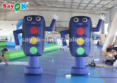 Promosi Karakter Kartun Inflatable 2m Traffic Light Model CE