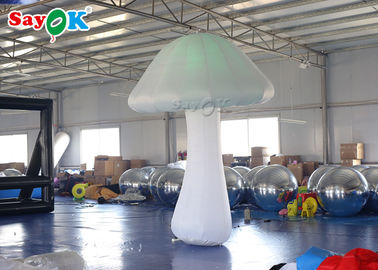 Dekorasi Pencahayaan Inflatable Polyester Dengan Lampu LED Untuk Pesta / Meledakkan Jamur