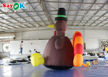 4 Meter Inflatable Turki Dekorasi Dengan Air Blower Untuk Hari Thanksgiving