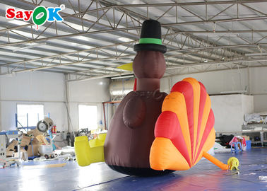 4 Meter Inflatable Turki Dekorasi Dengan Air Blower Untuk Hari Thanksgiving