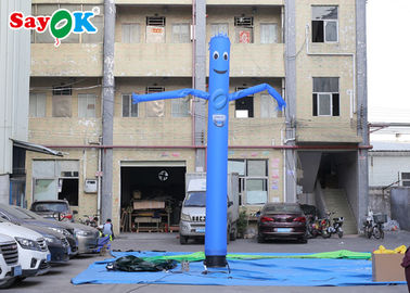 Dancing Air Guy 5m Blue Inflatable Sky Dancer / Iklan Dancing Man Air Blower