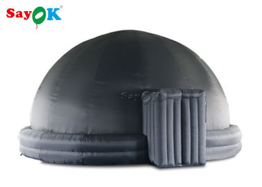6m Black Blow Up Planetarium Dome Tent 100% Pemadaman Untuk Sekolah