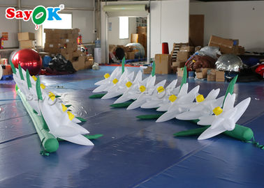 Rantai Bunga Inflatable Tahan Lama Dengan Blower Udara Untuk Iklan