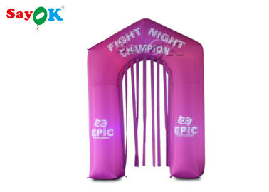 Inflatable Halloween Archway Acara Menarik Inflatable Arch Tent Dengan Pencetakan Logo Bahan Kain Oxford 210D