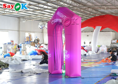 Inflatable Halloween Archway Acara Menarik Inflatable Arch Tent Dengan Pencetakan Logo Bahan Kain Oxford 210D