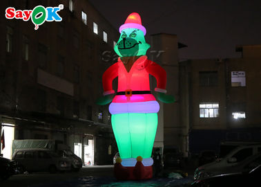 Blow Up Karakter Kartun Custom 8.5M Dekorasi Natal Luar Ruangan Karakter Kartun Model Inflatable