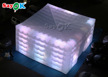 Square Raksasa LED Light Inflatable Air Tent Untuk Pameran Acara SGS ROSH