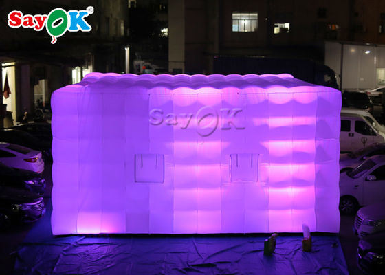 Tenda Cube Inflatable Square Giant LED Light Tenda Udara Inflatable Untuk Acara Pameran SGS ROSH