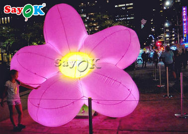 Bunga Gantung LED Inflatable Buatan Untuk Dekorasi Iklan