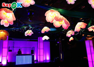 Bunga Gantung LED Inflatable Buatan Untuk Dekorasi Iklan