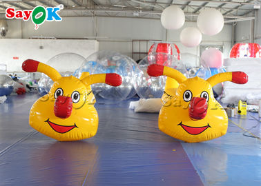 6m Lucu Karnaval Dekorasi Caterpillar Inflatable Untuk Game Membangun Tim