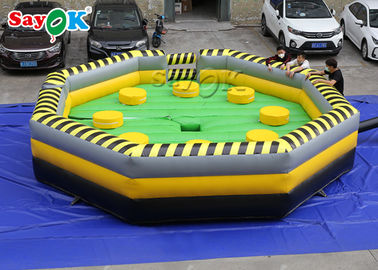 Inflatable Backyard Games 6m Crazy Inflatable Meltdown Machine Meltdown Wipeout Game Untuk Hiburan