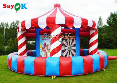 Inflatable Lawn Games Carnival Inflatable Sports Games Booth Basketball Toss Game 5- In -1 Untuk Segala Usia