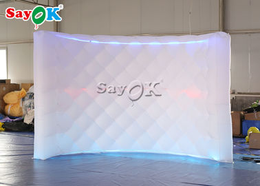 Inflatable Dekorasi Pesta Curve LED 210D Inflatable Photo Booth