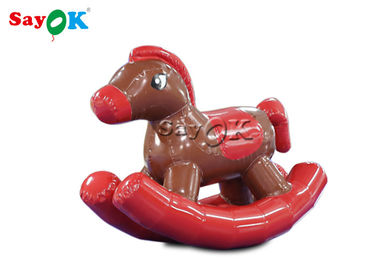 Sayok Red PVC Kid Inflatable Pony Kuda Goyang