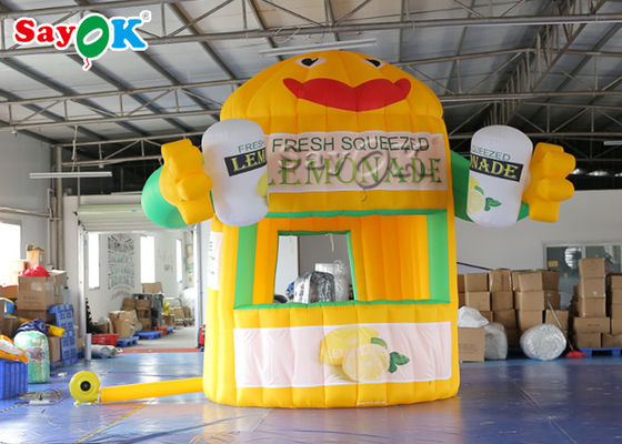Tenda Inflatable Custom Tenda Kerja Inflatable PVC 3*3*4mH Tenda Lemonade Stand Inflatable