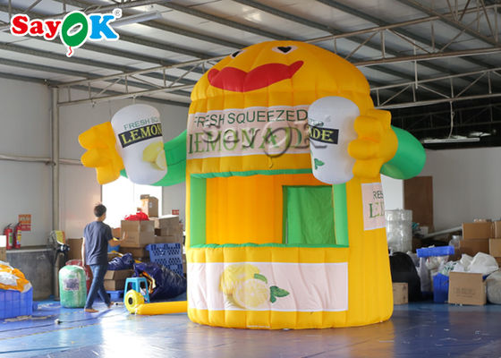 Tenda Inflatable Custom Tenda Kerja Inflatable PVC 3*3*4mH Tenda Lemonade Stand Inflatable