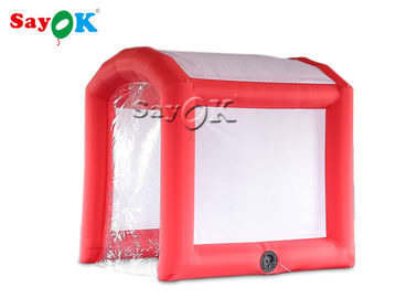 Saluran 2x2.5x2.5mH ​​Merah Inflatable Desinfection Fogger