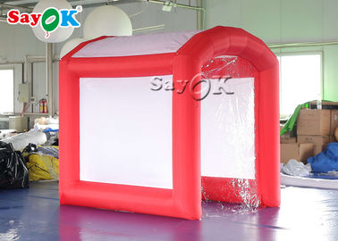 Saluran 2x2.5x2.5mH ​​Merah Inflatable Desinfection Fogger