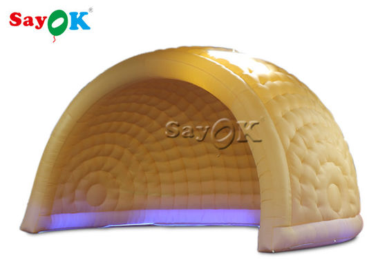 Tenda Dome Inflatable ROHS Taman Hiburan 6m LED Tenda Air Dome Inflatable
