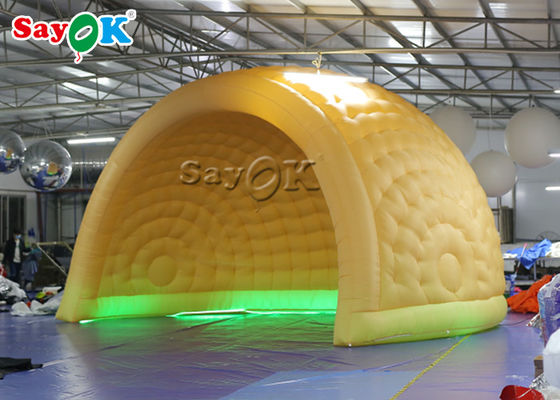 Tenda Dome Inflatable ROHS Taman Hiburan 6m LED Tenda Air Dome Inflatable