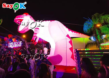 Custom 4m LED Dinosaurus Inflatable Hewan Inflatable Untuk Dekorasi Acara