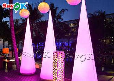 Partai Dekorasi Inflatable LED Cone Untuk Acara Outdoor Dan Indoor