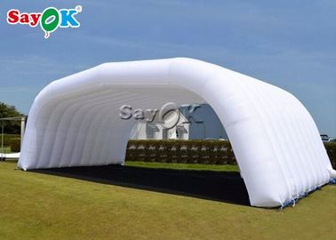Tenda Berkemah Tiup Jahitan Ganda Tenda Panggung Bentuk Cangkang Tiup Dalam Ruangan