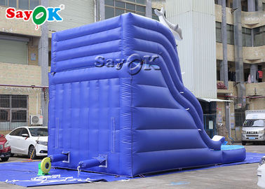 Air Terjun Kolam Renang Inflatable 7x4x5mH Outdoor Kid Inflatable Climbing Water Slide Untuk Hiburan