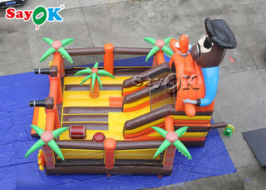 Kedap udara Bajak Laut Melompat Castle Inflatable Bouncer Untuk Anak-anak