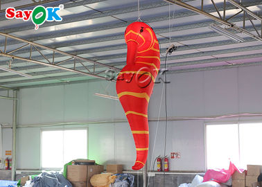 2m LED Light Inflatable Seahorse Model Untuk Dekorasi Festival