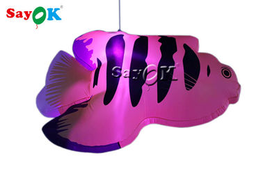 Dekorasi Panggung Gantung 2m Tiup Ikan Tropis Dengan Lampu Led