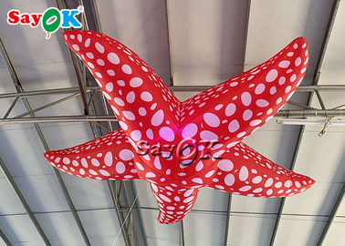 Toko Dekorasi 3m Hanging Led Lighting Inflatable Starfish