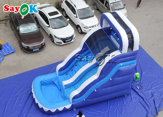 Slide Inflatable Untuk Anak-anak Taman Hiburan Oxford Kain Dewasa Slide Air Inflatable Taman