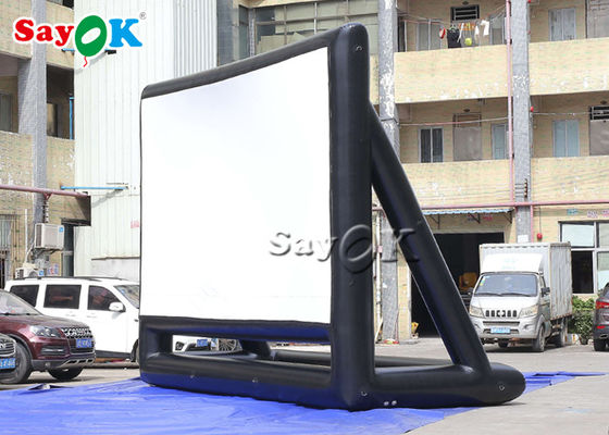 Waterproof PVC 6.4x4.6mH Komersial Inflatable Sealed Air Screen