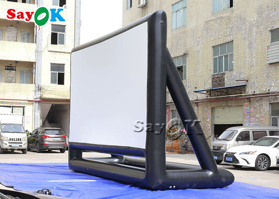 Waterproof PVC 6.4x4.6mH Komersial Inflatable Sealed Air Screen