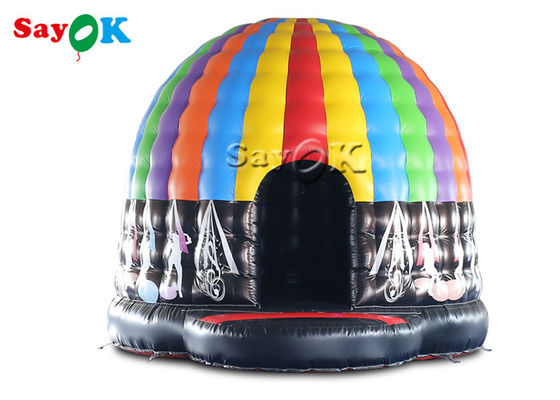 Voice Bounce Inflatable Tent 5x4x3.5mH Led Inflatable Disco Dome Tent Untuk Acara Pesta Dansa Musik